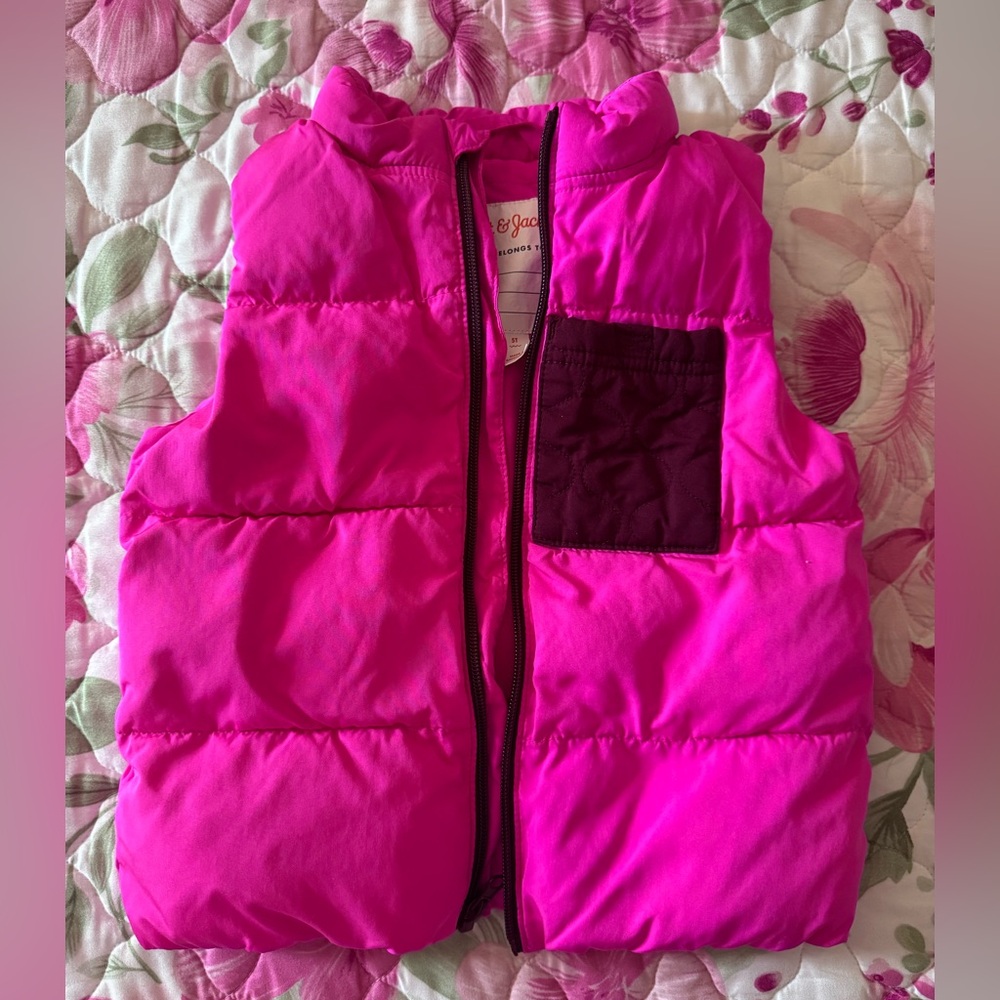 Cat & Jack Vibrant Pink Vest